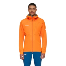 Mammut All-Season Softshell Jacket Ultimate VII SO Hooded (windproof) orange Men